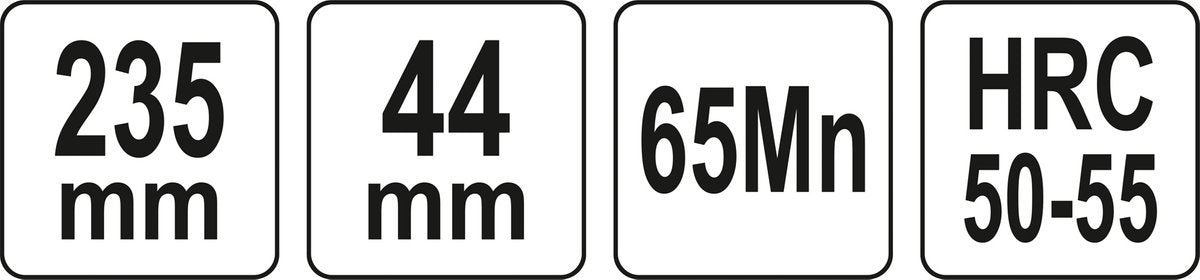 Рубанок металлический | лезвие 44 mm | 235 mm