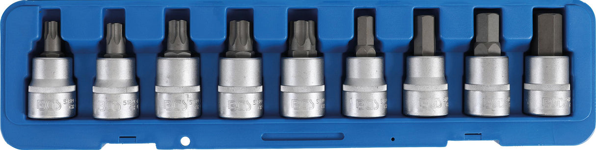 Набор бит | 20 mm (3/4") | Шестигранные (hex), T-Star (Torx) | 9 шт.