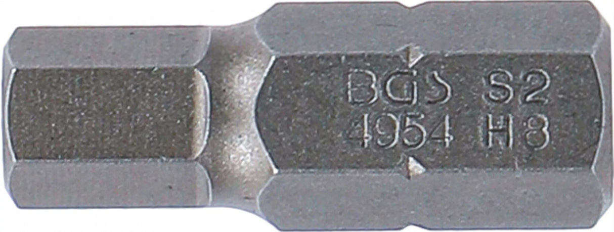 Antgalis | ilgis 30 mm | 10 mm (3/8") storis | Hex šešiakampis 8 mm (4954)