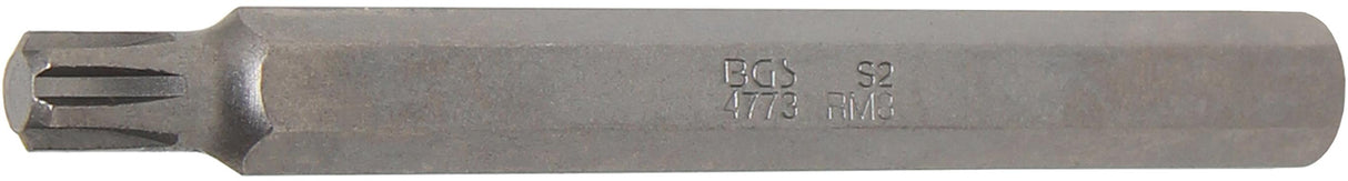 Бита | длина 100 mm | 10 mm (3/8") | Spline (RIBE) M8
