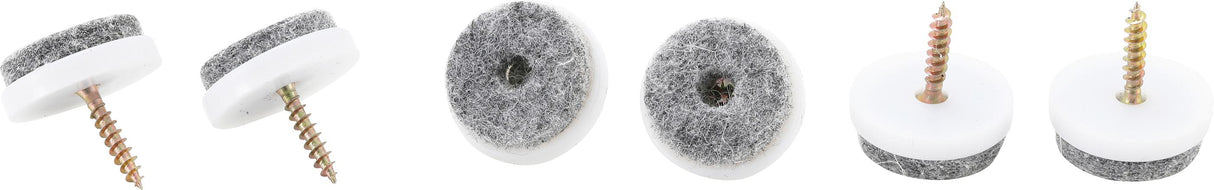 FELT PADS SET | WITH PIN | Ø 24 MM | 20 PCS. (80862)
