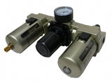 Drėgmės surinkėjas ,reguliatorius su manometru ir tepaline 1/2", MAXI (LG-15)