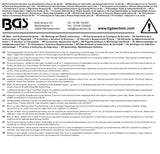 L tipo raktų rinkinys | daugiaspalviai šarnyriniai su skyle labai ilgi | T-Star (Torx) T10 - T50 | 9 vnt. (74465)