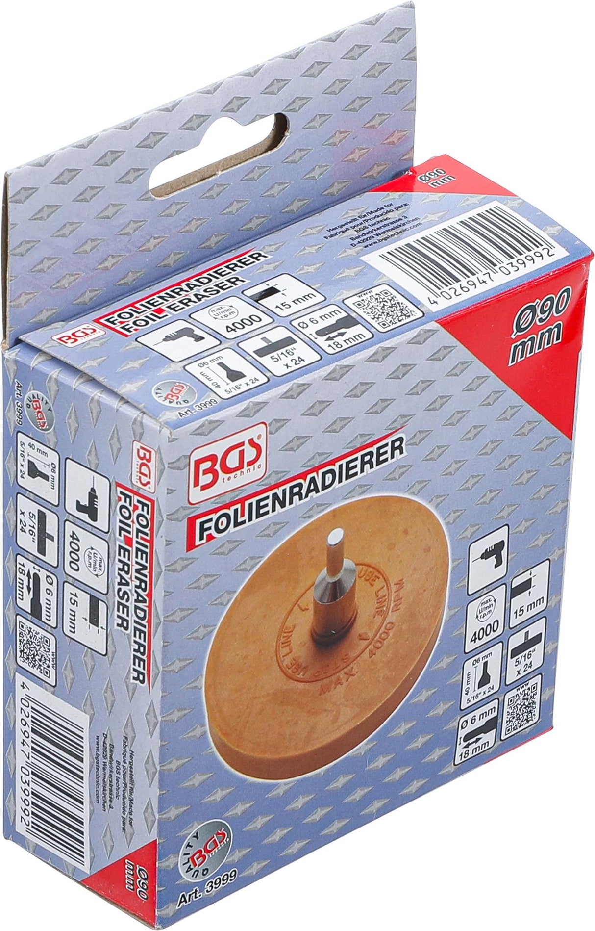FOIL ERASER | Ø 90 MM (3999)