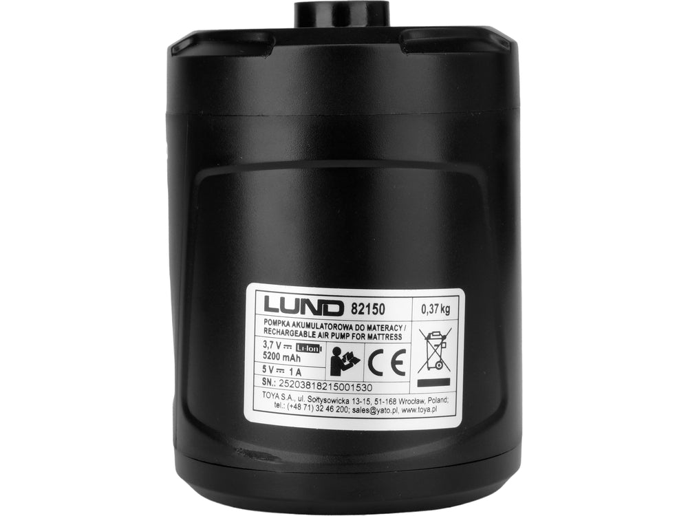 Įkraunama oro pompa čiužiniams, valtims ir t.t. | 280L/min (82150)