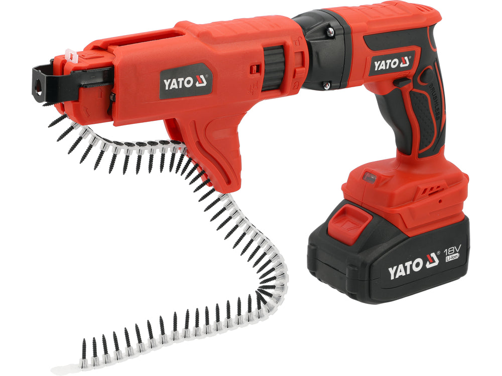 DRYWALL SCREWDRIVER 18V - BATTERY 4 AH (YT-82075)