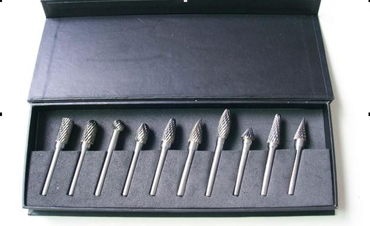 TUNGSTEN CARBIDE DIAMOND CUTTER SET 10 PCS, HEAD SIZE - 12 MM (SK8699)