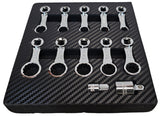 Torcinių adapterių rinkinys | 42Cr-Mo | 10 mm (3/8") | 10 - 19 mm | 12 vnt. (SK82912S)