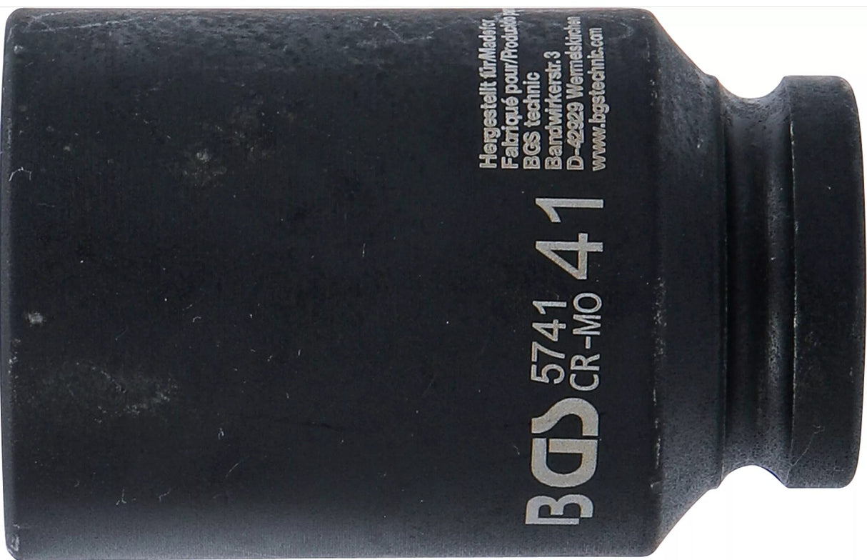 IMPACT SOCKET HEXAGON, DEEP | 20 MM (3/4") DRIVE | 41 MM (5741)