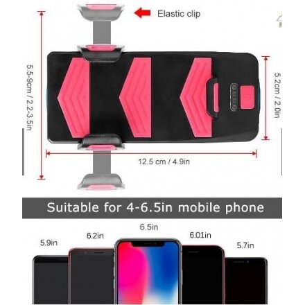 BICYCLE LIGHT WITH PHONE HOLDER | SIGNAL | MULTIFUNCTION / POWERBANK | USB | 3 LED (RBL3)