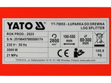 Malkų skaldyklė elektrinė | 3000W | 8 ton (YT-79955)