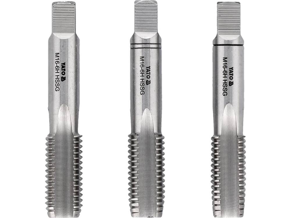 Sriegikliai 3vnt.M16x2, HSS/M2 (YT-2941)