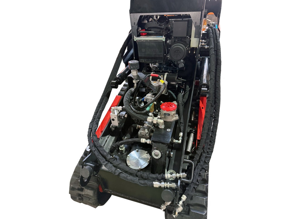 Vikšrinis mini krautuvas dyzelinis 24,4 AG (18,2 kW) / 650 kg (YT-86400)
