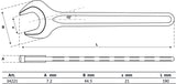 Veržliaraktis atviru galu | DIN 894 | 21 mm (34221)