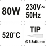 Lituoklis | 80W (YT-8273)