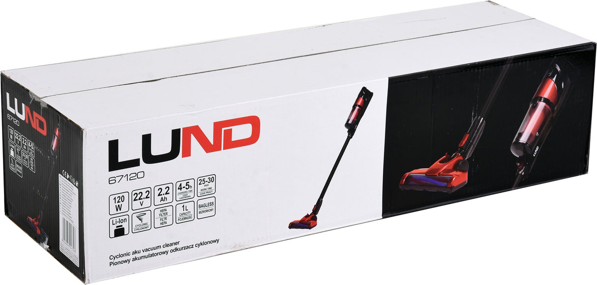 Akumuliatorinis dulkių siurblys | rankinis | cikloninis | 120W, 22,2V 2200MAH LI-ION (67120)