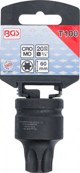 Ударная бита | 20 mm (3/4") T-Star (Torx) T100