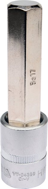 Бита впрессованная в головку 1/2" шестигранник 17 mm x 100 mm