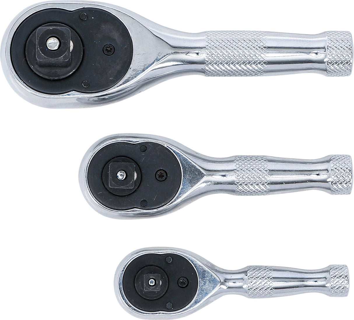 Набор коротких трещоток | 6.3 mm (1/4") / 10 mm (3/8") / 12,5 mm (1/2") | 3 шт.