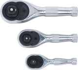 Набор коротких трещоток | 6.3 mm (1/4") / 10 mm (3/8") / 12,5 mm (1/2") | 3 шт.