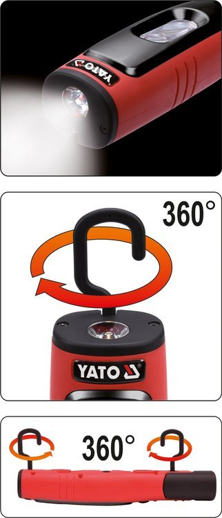 Darbo lempa akumuliatorinė | 3,5W SMD 330LM (YT-085081)