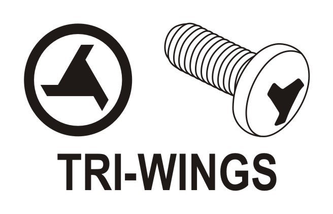 Antgaliai kryžminiai trikampiai 1/4", 2vnt, :0x100mm ; 1x100mm "Yato" (YT-0493)