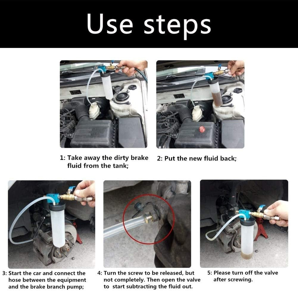 BRAKE FLUID BLEEDER / EXTRACTOR TOOL PNEUMATIC (H1071)