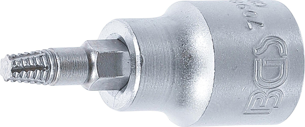 Sraigtinis ištraukimo antgalis | 10 mm (3/8") | pažeistam T-Star (Torx) T25 (7098-T25)