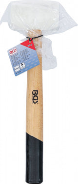 Guminis plaktukas | Hickory rankena | balta galvutė | Ø 48 mm | 250 g (70138)