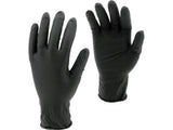 DISPOSABLE NITRILE DIAMOND TEXTURE GLOVES 50PCS SIZE: M (8) (YT-74741)
