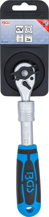 Terkšlė galvutėms ištraukiama | 6.3 mm (1/4") | 190 - 225 mm (25120)
