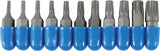 Antgalių rinkinys | 6.3 mm (1/4") | T-star (Torx) | 11 vnt. (784)
