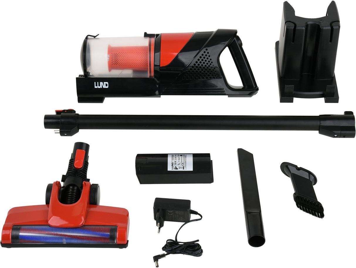 Akumuliatorinis dulkių siurblys | rankinis | cikloninis | 120W, 22,2V 2200MAH LI-ION (67120)