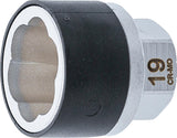 TWIST SOCKET (SPIRAL PROFILE) / SCREW EXTRACTOR | EXTERNAL HEXAGON DRIVE 19 MM | 19 MM (7510-19)