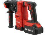ROTARY HAMMER SDS PLUS WITH 2X4AH BATTERIES AND CHARGER SET (YT-827724)