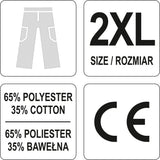 WORK TROUSERS DAN S. 2XL (YT-80289)