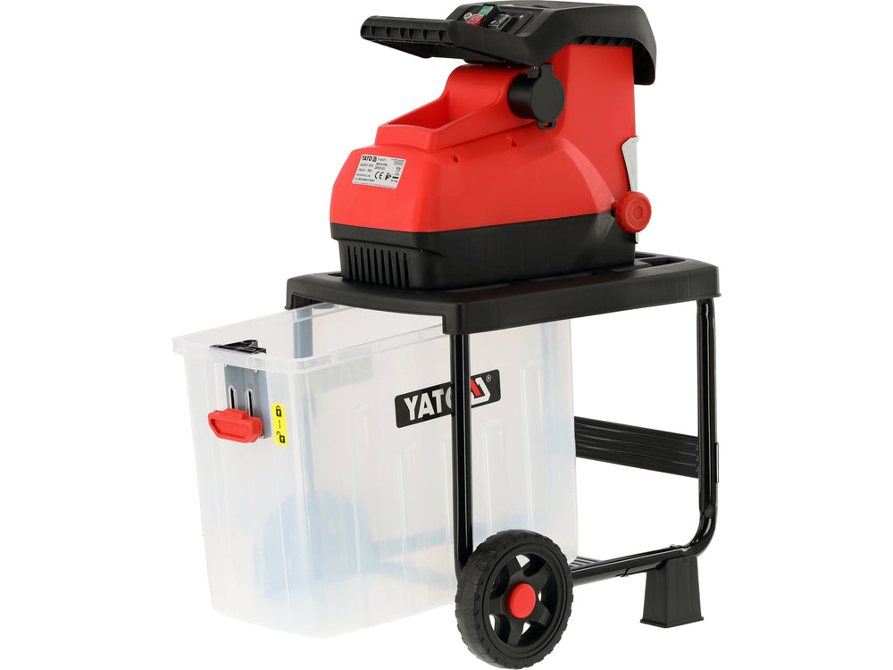 QUIET ELECTRIC BRANCH SHREDDER | 2800W | 45 MM | 55L (YT-852371)