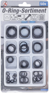 O-RING ASSORTMENT | Ø 5 - 20 MM | 50 PCS. (8131)