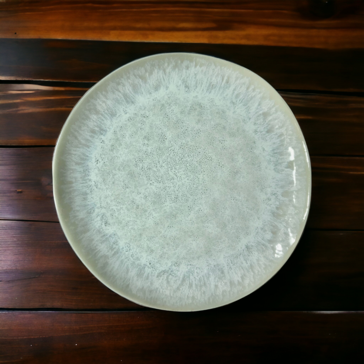 Lėkštė JAZZ | blizgi | balta | keramika | Ø28CM (69996)