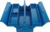 METAL TOOL BOX | EMPTY | 420 X 200 X 150 MM | 3 COMPARTMENTS (33001)