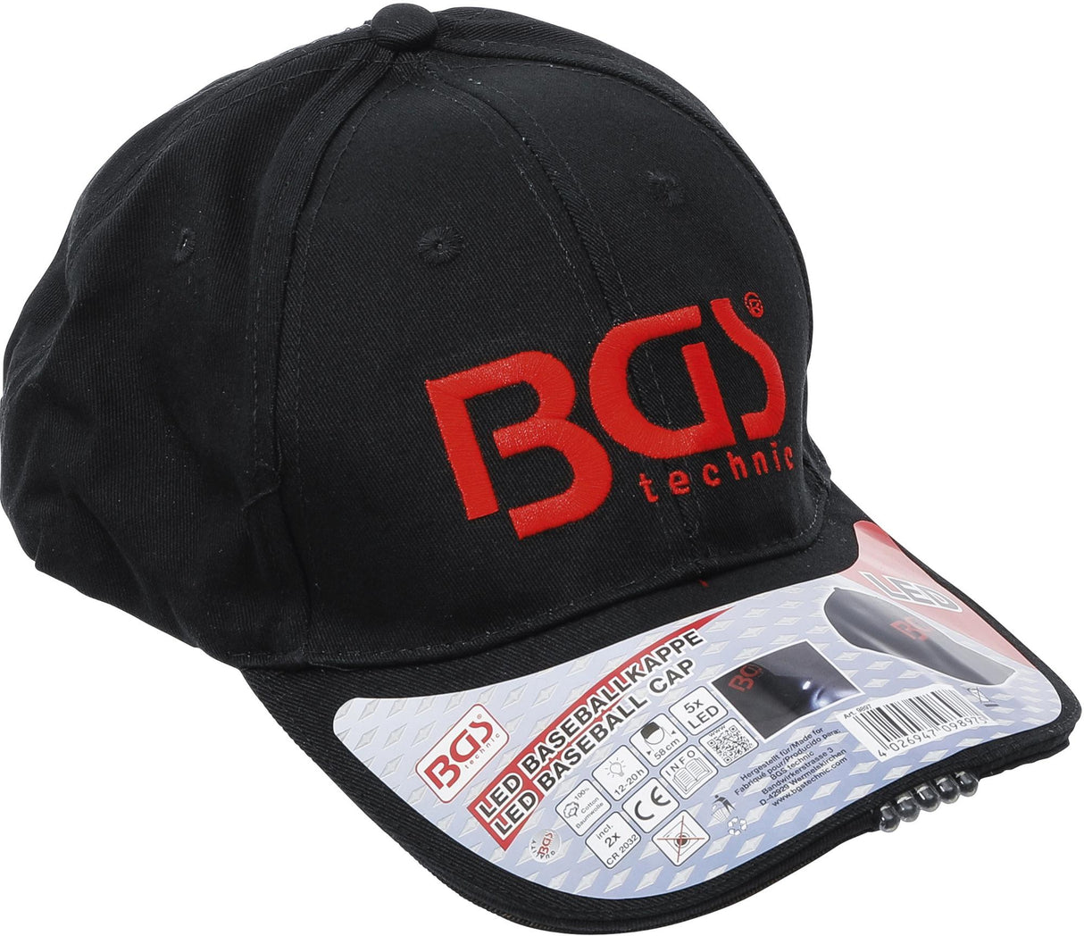 BGS beisbolo kepuraitė | su LED lempute (9897)