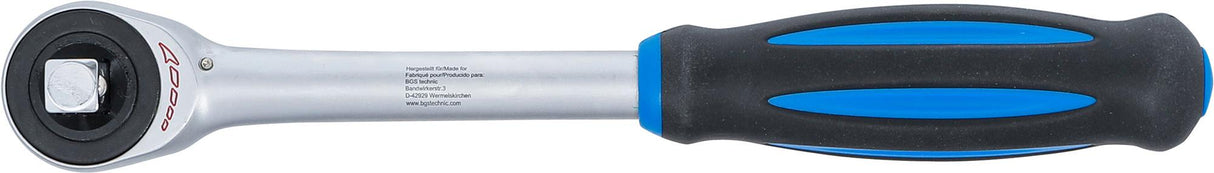 Rankena galvutėms terkšlinė | su rotacine rankena | 12.5 mm (1/2") (107)