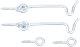 LOCK GATE HOOK AND EYE SET | 4.0 X 80 MM | 2 PCS. (80942)