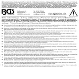 Užspaudimo antgaliai | BGS 3057 | Ø 6,3 mm (1/4") (3057-15)