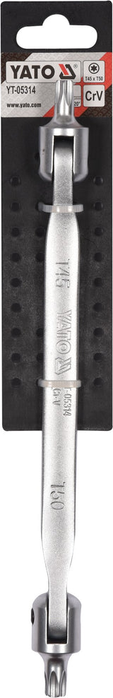 Raktas šarnyrinis dvipusis | T-Star (Torx) T45XT50 (YT-05314)
