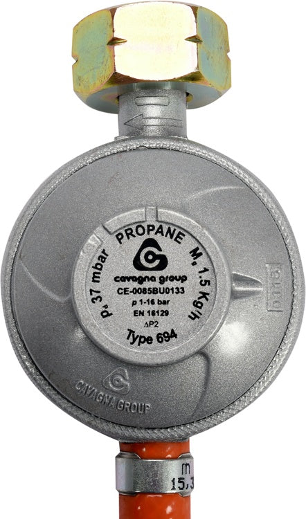 Газовый редуктор / регулятор с шлангом 1,5 m