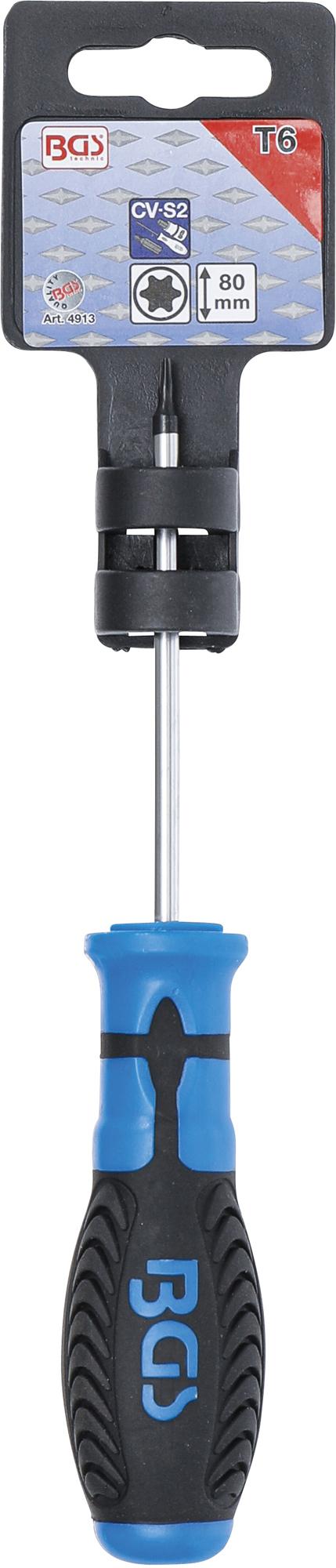 Atsuktuvas | T-Star (Torx) T6 | Ašmenų ilgis 80 mm (4913)
