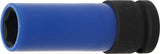 Galvutė smūginė ilga plonasienė | su plastikine apsauga | 12,5 mm (1/2") | 17 mm (7301)