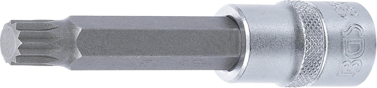 Бита в головке | длина 100 mm | 12,5 mm (1/2") | Spline (XZN) | M12