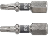 Antgaliai | 6,3 mm (1/4") | S2 Ni | T-Star (Torx) T15 | 2 vnt. (YT-78012)